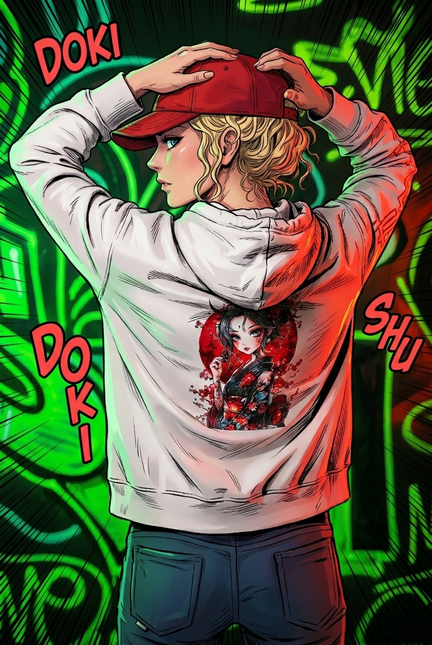 Doki-Shu — vue dos comic burst